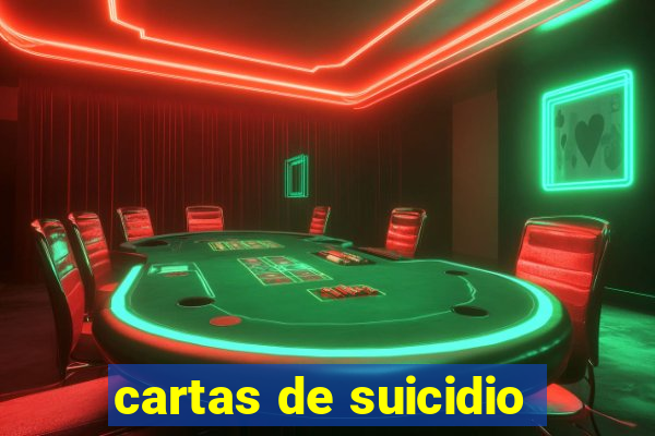 cartas de suicidio